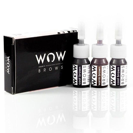 WOWbrows Microblading Pigmentset Basic. Für jeden Microblader ein Muss