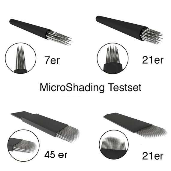 MicroShading Blade Testset für Powderbrows, Instabrows, Lippen und Eyeliner