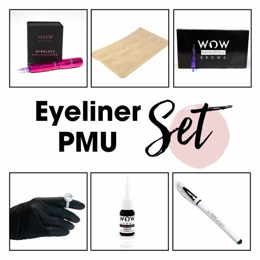 PMU Einsteigerset für Eyeliner mit Permanent Make Up Maschine